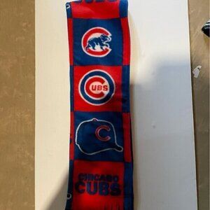 Chicago Cubs Fleece Scarf Block Pattern